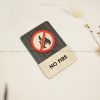 No Fire Sign | No Fire Wood Sign | No Fire Area Sign | Warning Fire Sign Decor Hand Made Wood Sign