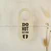 Do Not Disturb Sign | Modern Wood Sign | Guesthouse, Hotels, Motel Sign