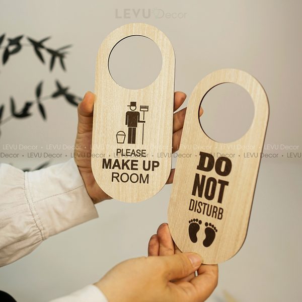 Do Not Disturb Sign | Modern Wood Sign | Guesthouse, Hotels, Motel Sign