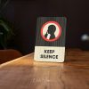 Keep Silence Sign| Keep Silence Wood Sign| Keep Silence Area Sign| Keep Silence Sign Decor Hand Made Wood Sign