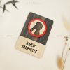 Keep Silence Sign| Keep Silence Wood Sign| Keep Silence Area Sign| Keep Silence Sign Decor Hand Made Wood Sign