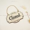 Open/Close Sign | Open/Close Wood Sign | Open/Close Area Sign | Open/Close Sign Decor Hand Made Wood Sign