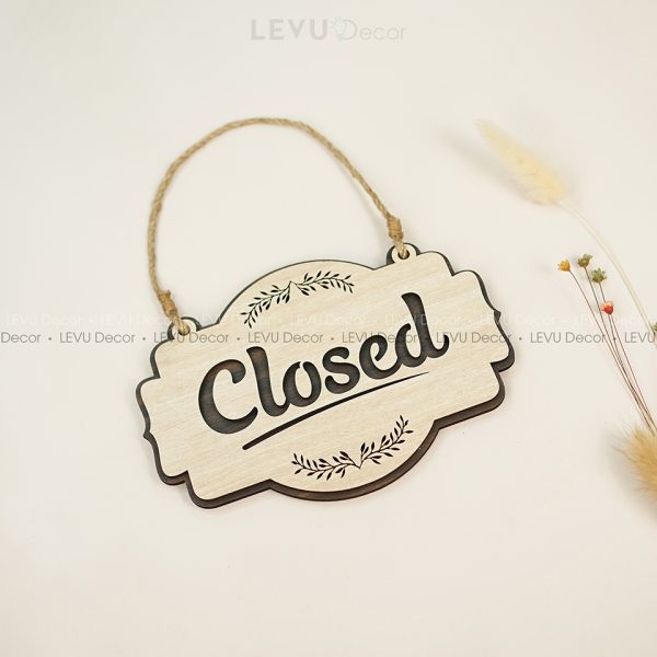 Open/Close Sign | Open/Close Wood Sign | Open/Close Area Sign | Open/Close Sign Decor Hand Made Wood Sign