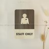 Staff Only Sign | Staff Only Wood Sign | Staff Only Area Sign | Staff Only Sign Decor Hand Made Wood Sign