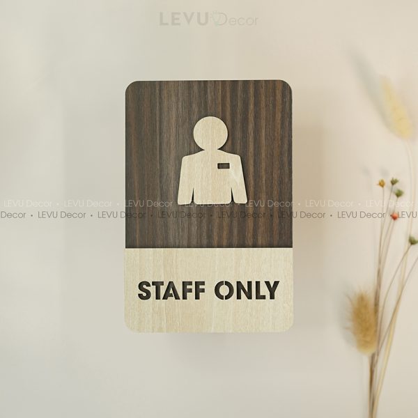 Staff Only Sign | Staff Only Wood Sign | Staff Only Area Sign | Staff Only Sign Decor Hand Made Wood Sign